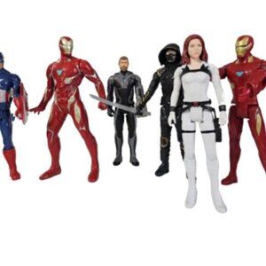 Marvel Avengers Endgame Titan Hero Mixed Lot 12" Action Figures Lot of 6